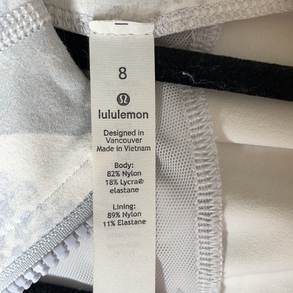 Lululemon White/Grey Patterned Define Jacket - Picture 11 of 12